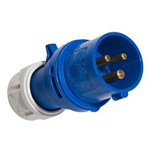 Plug CEE17 32A/230V P+N+PE 6h, 2 pole & earth