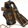 HOLSTER EN CUIR POUR DEUX REVOLVERS - immagine 4