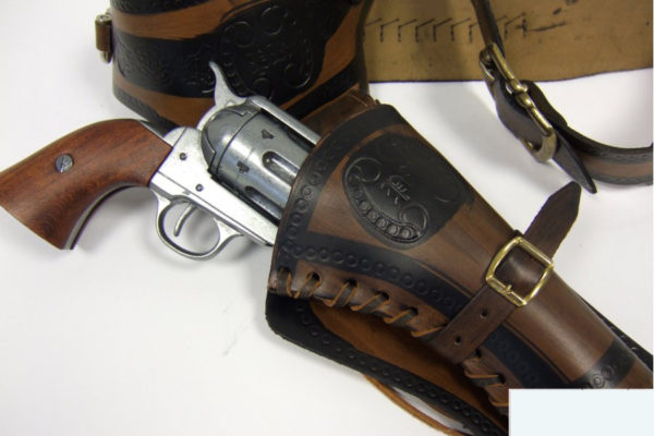 HOLSTER EN CUIR POUR DEUX REVOLVERS - Image 6