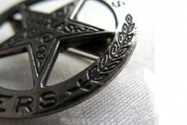 TEXAS RANGERS CIRCLE STAR CUT-OUT BADGE - Image 4