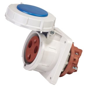 Plug CEE17 63A/230V P+N+PE 6h, 2 pole & earth